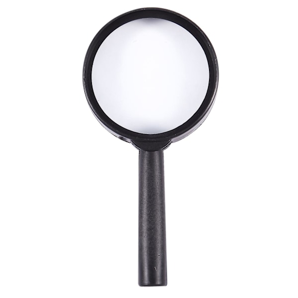 Håndholdt Sort Plastikramme 40mm Linse 3X Forstørrelsesglas