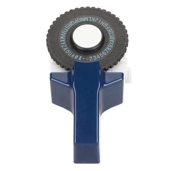 Präglingsmärkestillverkare, Bläckfri, Enkel Användning, Ergonomisk Design, Bärbar Märkestillverkare med Band för Hantverk, DIY, Mörkblå YEMAA