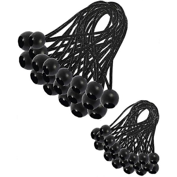 30 stycken elastiska spännare, presenningsspännare, elastiska bungy, elastiska spännare