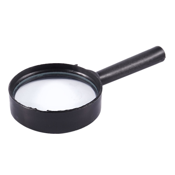 Håndholdt Sort Plastikramme 40mm Linse 3X Forstørrelsesglas