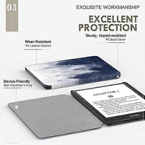 Fodral för 6,8\" Kindle Paperwhite 11:e generationen 2021 med automatisk väckning/viloläge