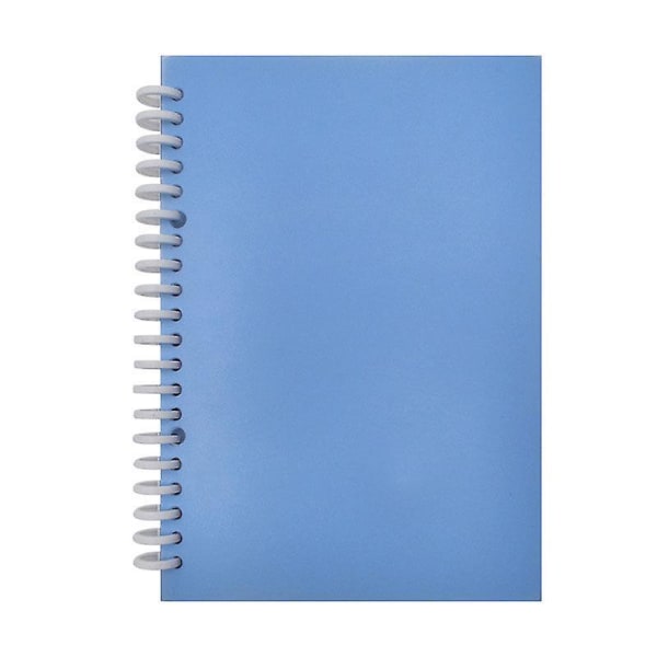 Papirhåndkonto Tape Materiale Oppbevaring Løsblad og papirhåndkontoverktøy 40 ark A5 dobbeltsidig (1 stykke, blå)