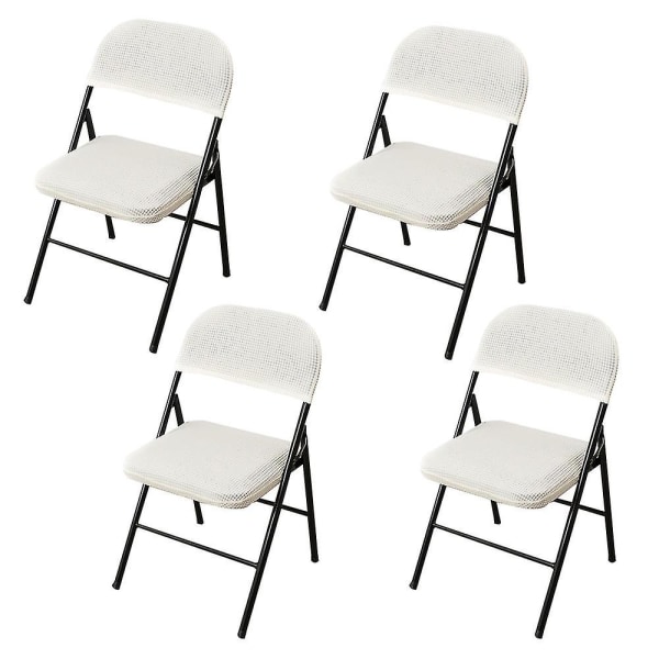4 kpl kokoontaittuva tuoli, jaettu cover hääjuhliin