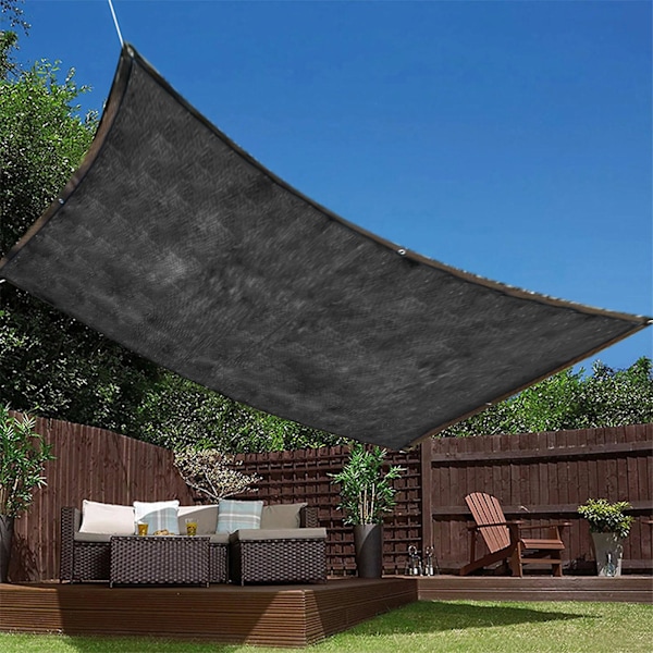 Sun Shade Canopy Outdoor Swimming Pool Sun Awning Sunshine Protection Rectangle Shade Canopy