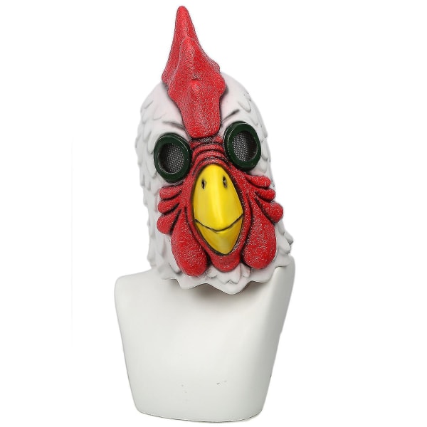 Richard Rooster Mask Hotline Miami Game Cosplay Prop Latex Halloween Mask Vuxen