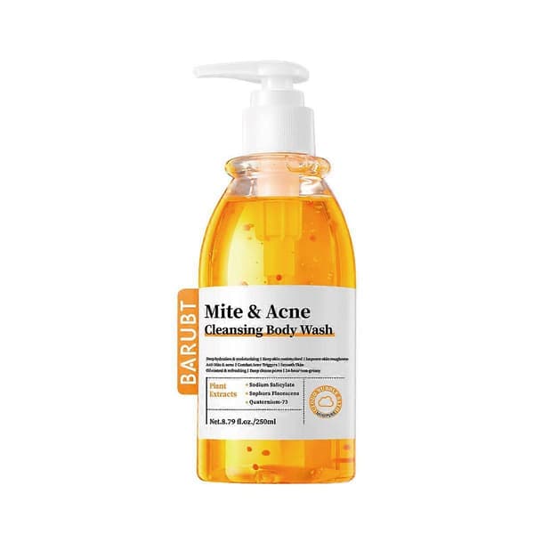 Baru-bt Mide- og Akne-rensende Kropsvask 250ml til Blød Hud 2pc