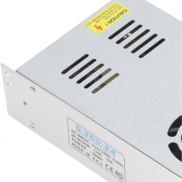 3D-tulostimen virtalähde 15A 360W Buck-muuntaja AC 110V 220V tulo DC 24V ulostulo Anet A8 Plus E16 ET4:lle