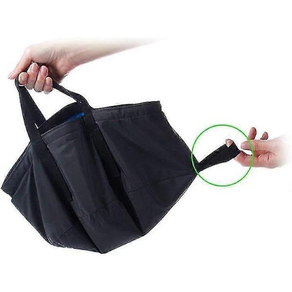 Foldbar Vask, 8,5L Bærbar Foldbar Spand Let og Vandafvisende Foldbar Vask med Bærepose Rejse Turisme Udendørs Produkter - Macaronaqua bl