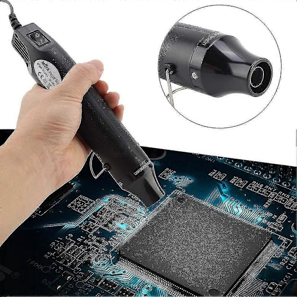 Mini Lämpöpistooli, Kannettava Mini Lämpöpistooli DIY-Painantaan, Kutistuskelmuun, Maalin Kuivaukseen 300W