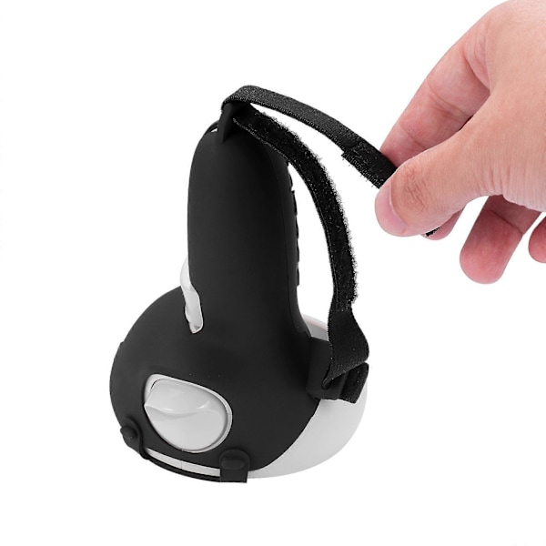 Justerbar Læder Håndrem Til Meta Quest 2 Controller Anti-slip Håndrem Sort