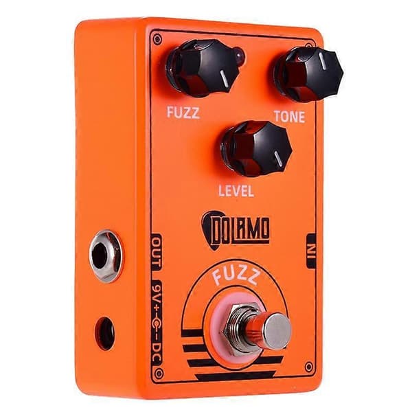 D-2 Fuzz Gitarreffektpedal True Bypass Elektrisk Gitardeler & Tilbehør