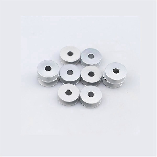100 stk./sæt Industrielle Symaskine Spoler Spoler Symaskine Aluminium Spoler