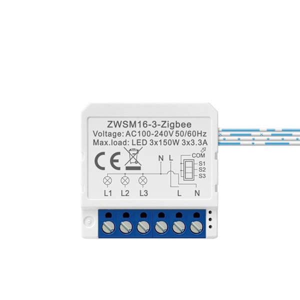 2023 Ny Timer Switch Modul Smart Home Mini Breaker 1/2/3/4-vejs Zigbee Smart Switch Stemmestyring Zigbee Tuya 16a Smart Switch