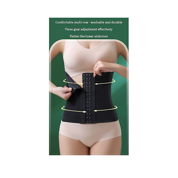 Midjetrener Kvinne Flat Mage Girdler Kvinner Mage Slimming Sheathslimming Belte Shaper Kropp Shaper S