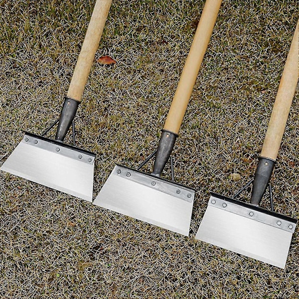 Udendørs Have Rengøring Flad Skub Robust Skarp Blad Rengøring Spadehoved Til Udendørs Have Græs Xixi