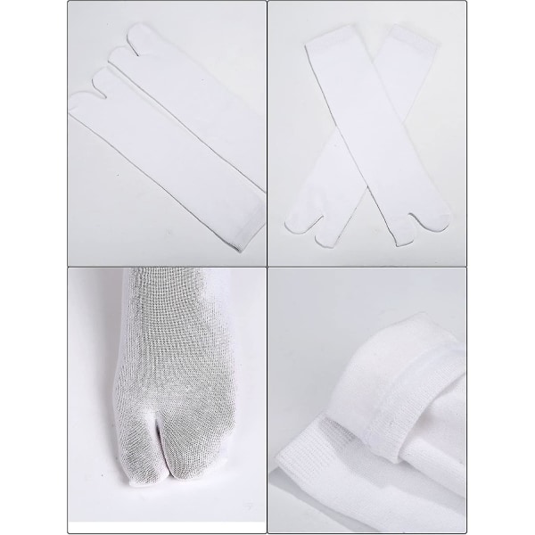 6 Paria Unisex Tabi Flip Flop -sukat Geta Socks Cotton Split Toe Tabi Sukat