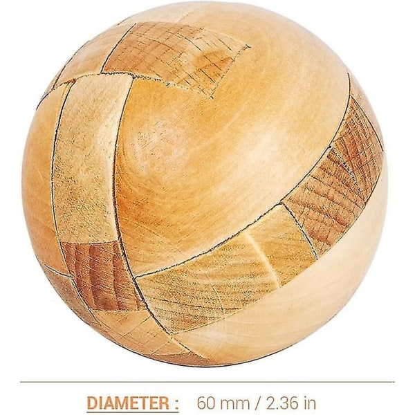 Træpuslespil: Puslespil træfodbold (puslespil træ) Puslespil Legetøj, træpuslespil Magical Ball Intelli