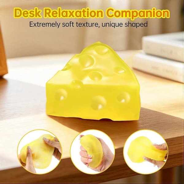 Kokosolie Squishy, Ost Squishy, Bløde Klemmelegetøj, Langsomt Stigende Squishy Legetøj til Børn Voksne Festgave 2pcs