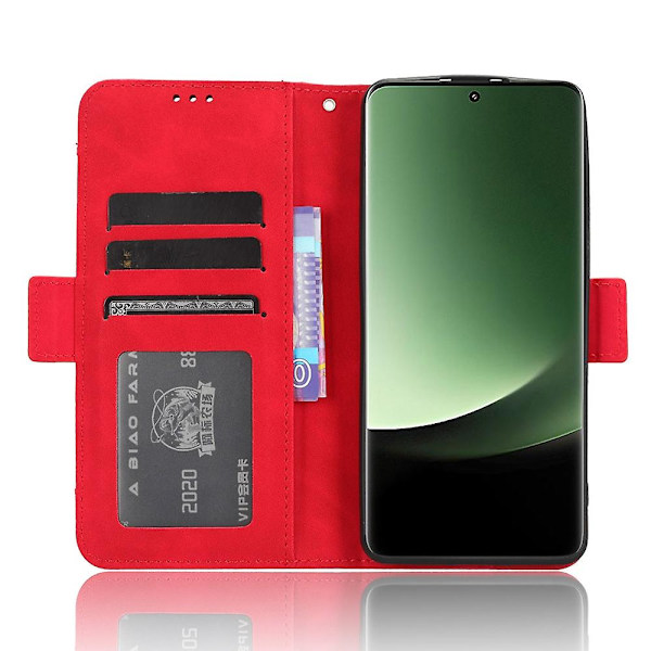 Til Xiaomi 13 Ultra Telefonpung Etui PU Læder Flere Kortpladser Stativ Telefoncover