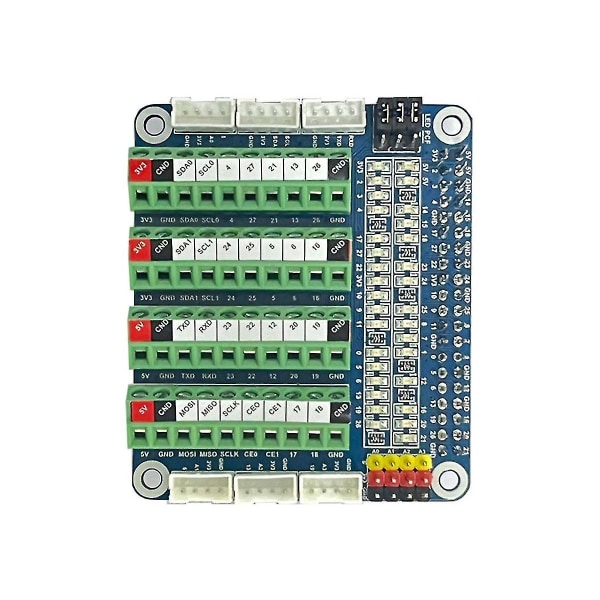 For Gpio Utvidelseskort Pcf8591 Modul Ombord Led Gpio Testkort / Sensor