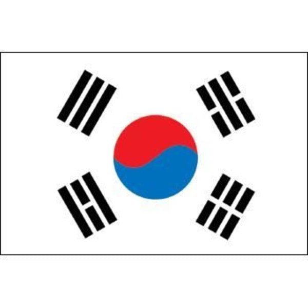 Sydkoreas flagga / koreansk / 145 cm x 90 cm