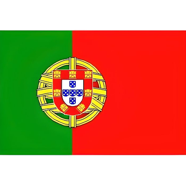 Portugal Flagga - Ej specificerad - 90 x 150 cm - 100% polyester - Multisport - Blandat