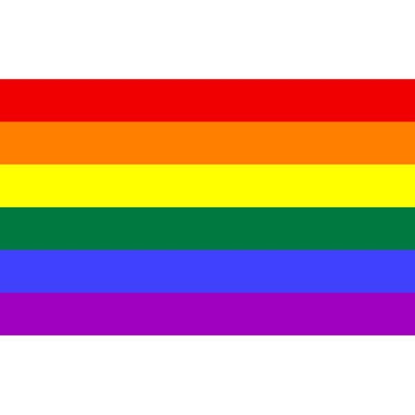 Flagga - Regnbåge - Regnbåge - 150 X 90 cm - 100 % polyester