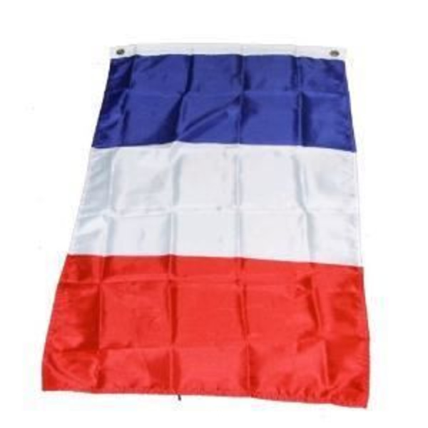 Flagga - Frankrike - Dubbelsidig tryckt flagga - Slitstark polyester - Metallöglor - Multisport
