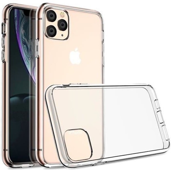 Transparent silikonfodral - Ej specificerat - iPhone 11 Pro Max - Mjuk - Stötskydd - Smidig Transparent
