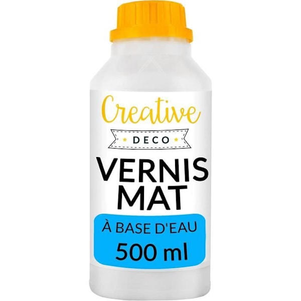 Akryllack - Creative Deco - 500 ml - Matt - Transparent och färglös lack