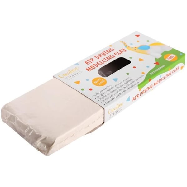 Creative Deco Itsekovettuva White Clay - CREATIVE HOME - 500g - Creative Leisure Lapset ja aikuiset Vit