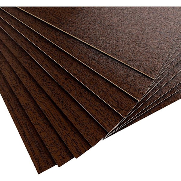 Creative Deco 10x MDF Panel Wengé A4 300x210mm | Råtræ til Håndværk, Laserskæring, Gravering, Modelbygning, Pyrografi Wenge