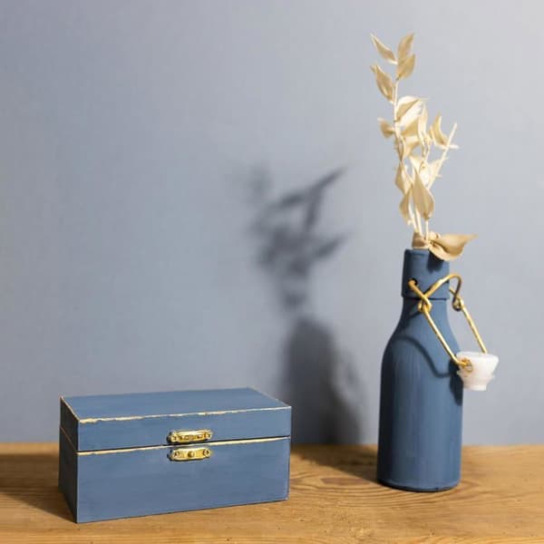 Kritmaleri - CREATIVE DECO - Denimblå - 1L - Mat - Vaskbar denim blå