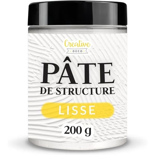 Creative Deco Modellera Pasta Lisse 200 g Vit