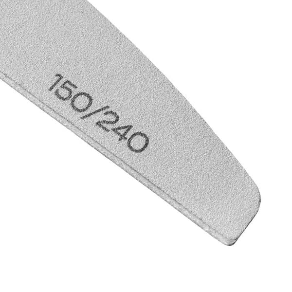Halvmåne neglefil Kabos korn 150/240 Grå