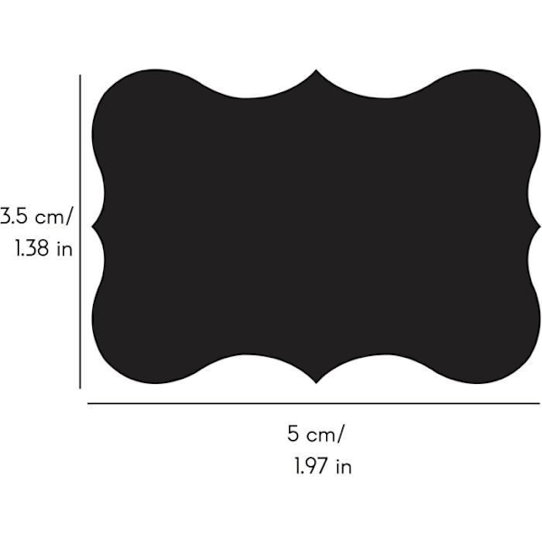Parti med 160 självhäftande etiketter | Köksförråd | Självhäftande etiketter för kryddburkar | Medföljer vit krita