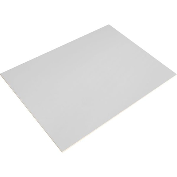 Creative Deco 10x MDF Panel Grå A4 300x210mm | Råt Træ til DIY, Laserudskæring, Gravering, Modelbygning, Pyrografi Grå