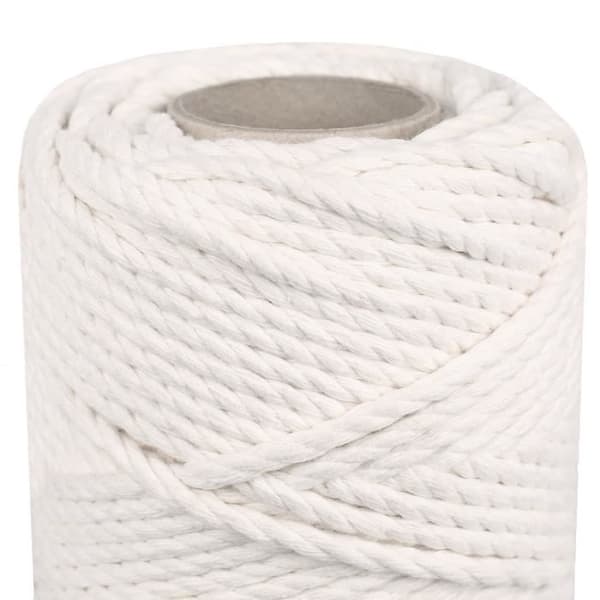 Makramérep - CREATIVE DECO - 100m - Vit - 48 Ply Twine Vit
