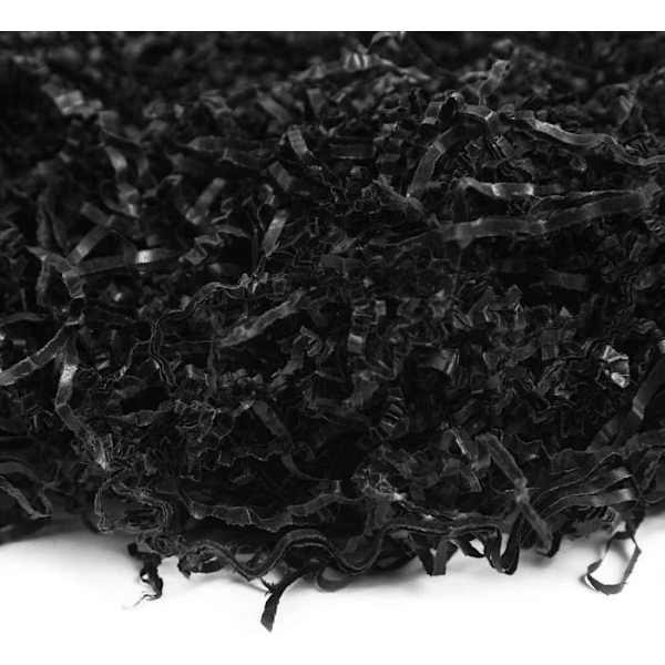 Frisure Strimlat papper - Creative Deco - 1 kg - Svart - Kraftpapper - Presentförpackning Svart