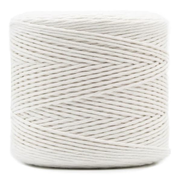 Macramé reb - CREATIVE DECO - 300m - Hvid - 12-lags - Bomuld