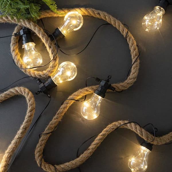Creative Deco 25m Jute Snöre Tjocklek 24mm beige