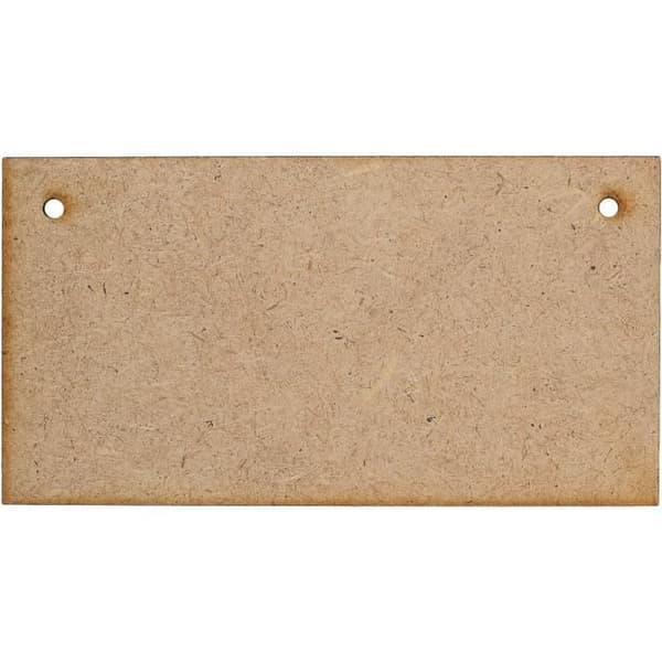 Skyltar Signes - Kreativ Deco - Rektangulär - 150 x 80 mm - MDF - Obehandlade