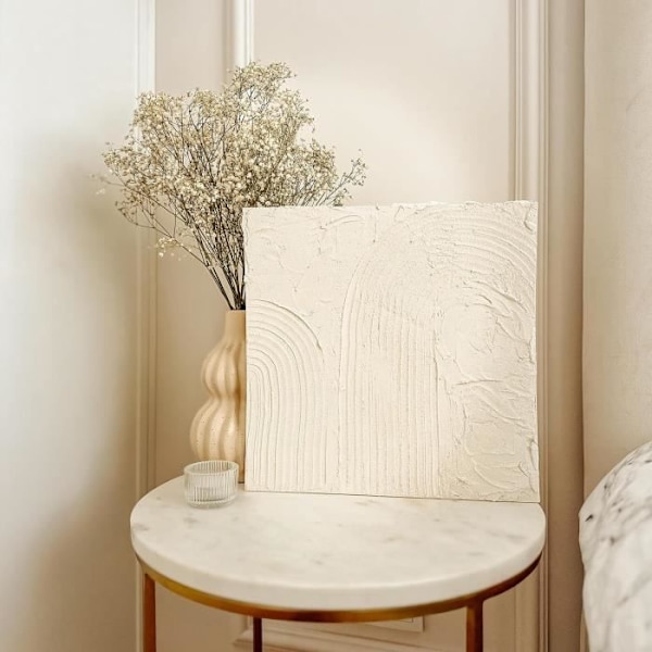 Creative Deco Fine Grain Texture Pasta 1 kg - Reliefpasta til akrylmaling - Textured Pasta - Modellering Vit