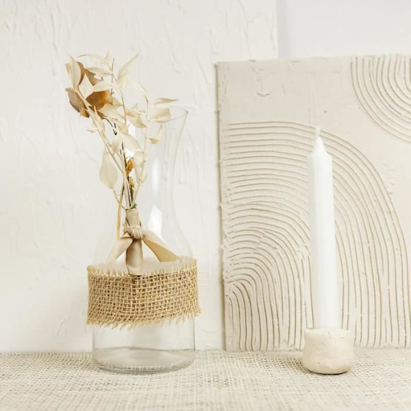 Creative Deco Smooth Texture Paste 1 kg - Reliefpasta för akrylmålning - Textured Paste - Modellering Vit