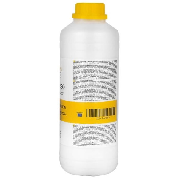 Creative Deco Clear Acryl Gesso Additiv | 1L | Klar underuld | Primer og flydende klargøring af akrylmaling