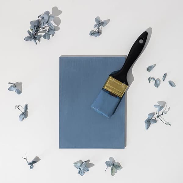 Kritmaleri - CREATIVE DECO - Denimblå - 1L - Mat - Vaskbar denim blå