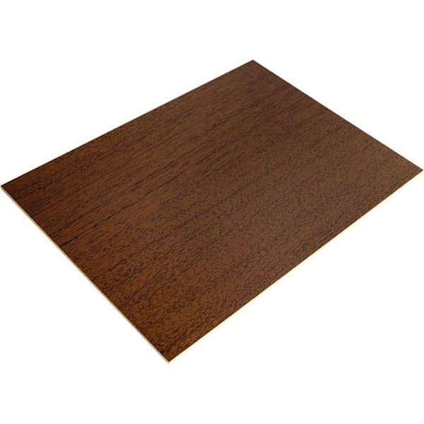 Creative Deco 10x MDF Panel Wengé A4 300x210mm | Råtræ til Håndværk, Laserskæring, Gravering, Modelbygning, Pyrografi Wenge