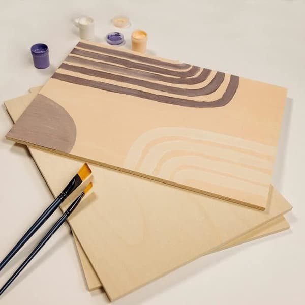 Spoonplade - Kreativ Deco - A4 - 10 Paneler - 8mm - Mat Finish beige