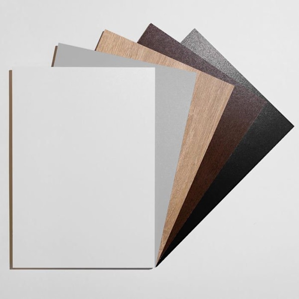 Creative Deco 10x MDF Panel Grå A4 300x210mm | Råt Træ til DIY, Laserudskæring, Gravering, Modelbygning, Pyrografi Grå