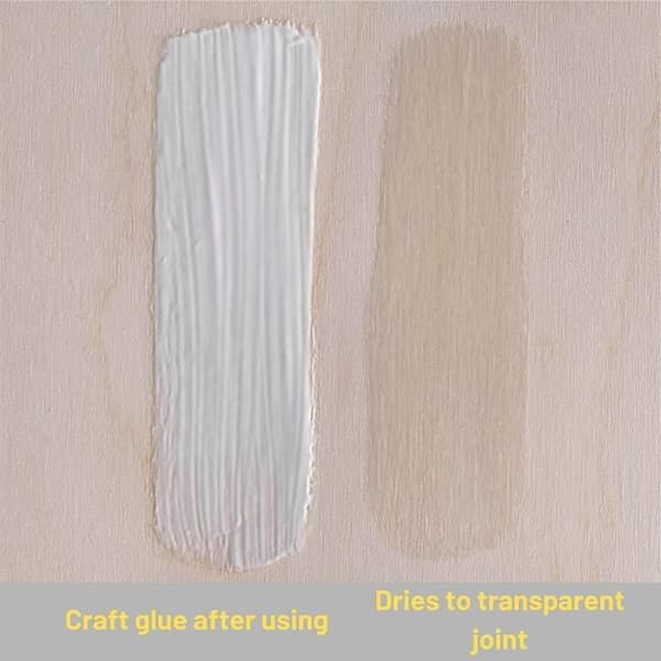 PVA Klæbemiddel - Creative Deco - 1L - Universel Non-Toksisk - Tørring Transparent - Multi-Brug Vit